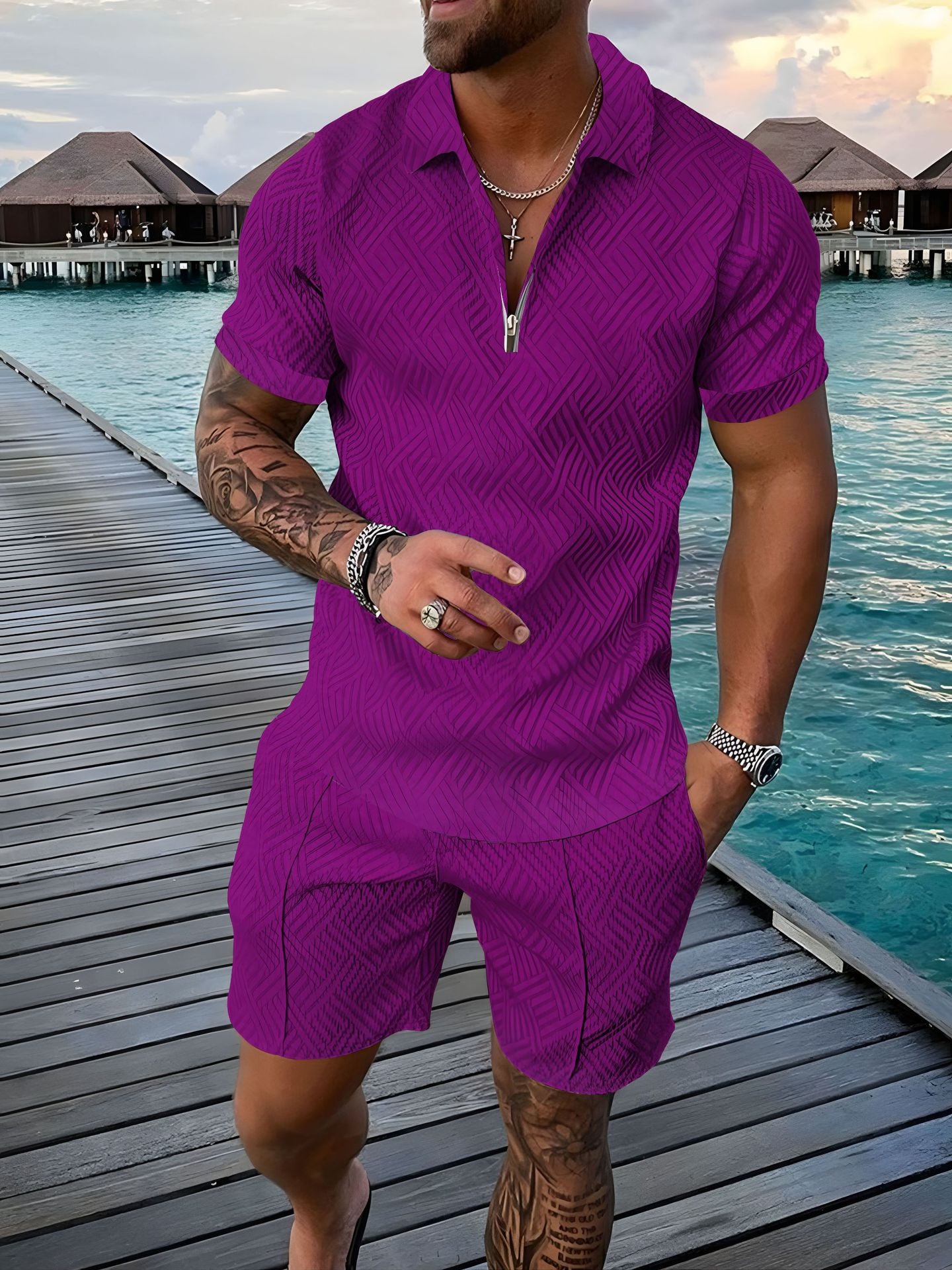 Solid color 2024 polo shirts