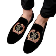embroidery men's single shoes 2025