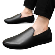 Spring society guy casual shoes trendy shoes Doudou shoes men's lazy shoes cover feet one pedal men's shoes foreign trade large size (RTS)