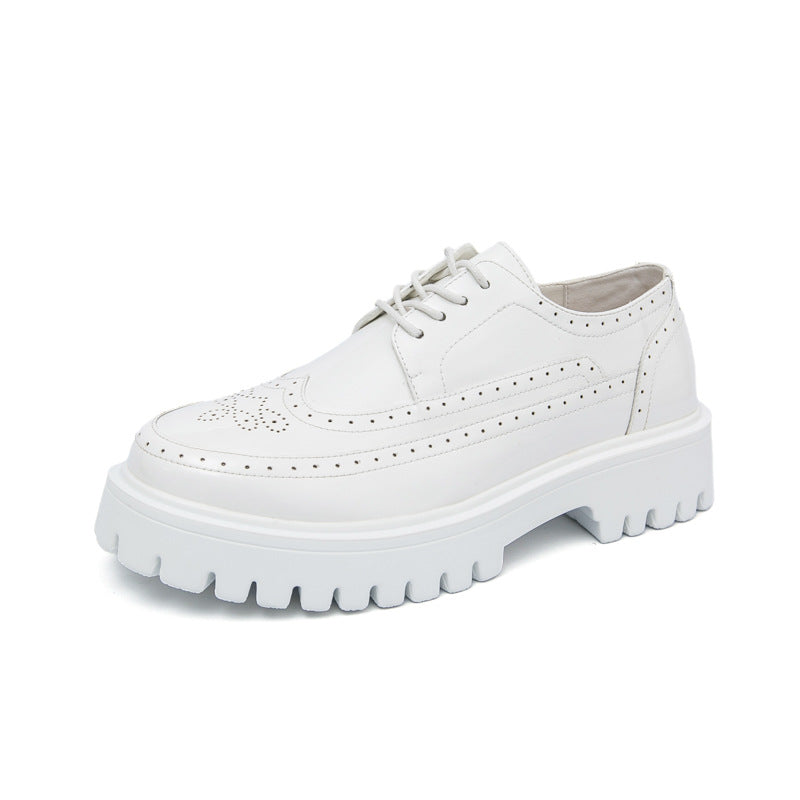 Men's Formal Thick-Soled Leather Shoes - Versatile Style