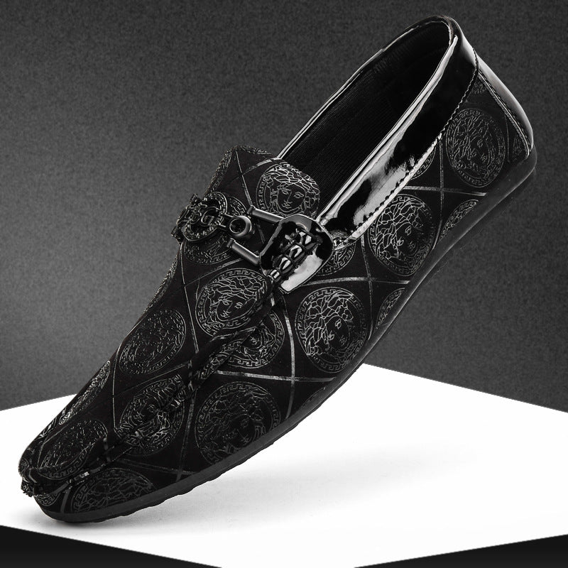 European station men's loafers 2024 summer new arrivals - men's low-top versatile casual shoes - cro
