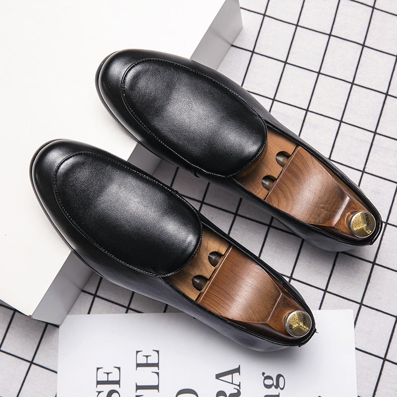Men's Brown Pointed Casual Loafers