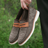 Men's Leather Loafers - Comfortable Non-Slip Business Shoes