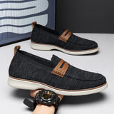Men's Leather Loafers - Comfortable Non-Slip Business Shoes