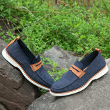 Men's Leather Loafers - Comfortable Non-Slip Business Shoes