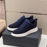 Men's Lightweight Mesh Sports Shoes - Thick-Soled Lace-Up