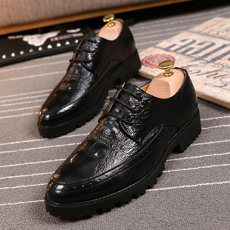 2026 spring new men's casual leather shoes, formal shoes, casual business shoes, non-slip men's