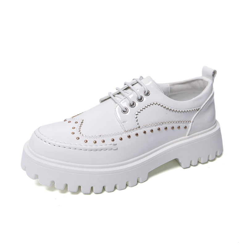 Men's Formal Thick-Soled Leather Shoes - Versatile Style