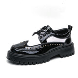 Men's Formal Thick-Soled Leather Shoes - Versatile Style