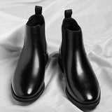 Men's Retro Chelsea Boots - Velvet Leather Martin Boots