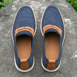 Men's Leather Loafers - Comfortable Non-Slip Business Shoes