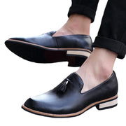 men's leather shoes retro fashion casual trendy men