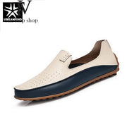 Brand Summer Causal Shoes Men Loafers Leather Moccasins Men Driving Shoes High Quality Flats For Man size 36-47 Two Styles